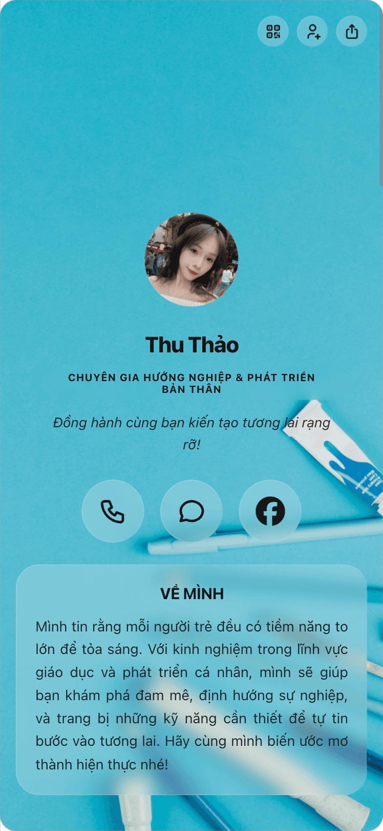 Trang affiliate của Thu Thảo
