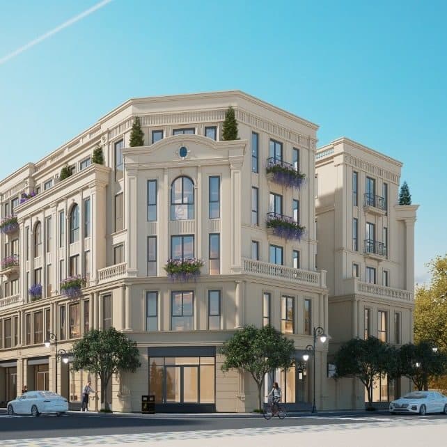 Đơn lập: Diện tích từ 212.5 – 380 m²